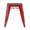 Flash Furniture 4 " Red Metal Stool with Wood Seat, PK4 ET-BT3503-18-RED-WD-GG - alternate 8